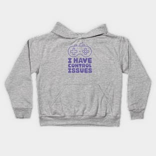 Retro Gamer - I Have Control Issues Kids Hoodie